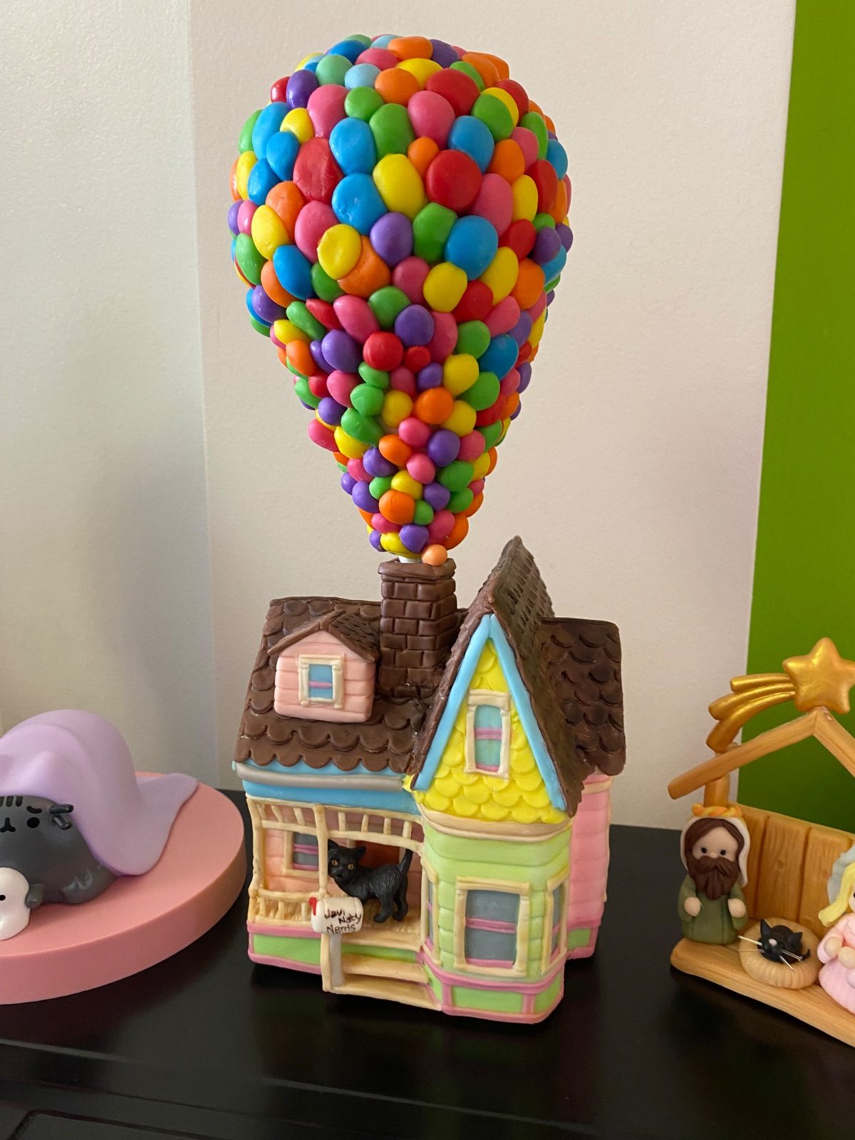 Casa de globos decorativa